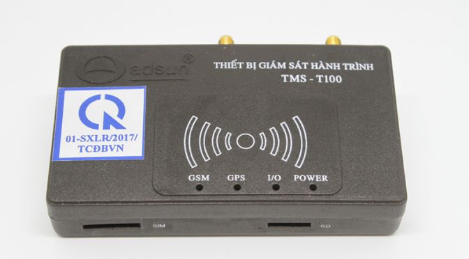 HỘP ĐEN ĐỊNH VỊ CÓ THẺ TÀI XẾ ADSUN TMS-T100